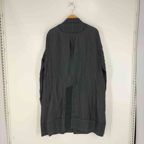 サカイ Sacai 21ss Suiting Coat 素材切替チェックコート メンズ JPN:1