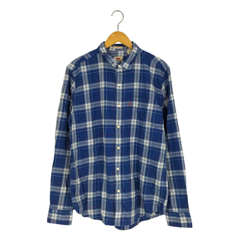 リーバイス Levis SLIM FIT チェック柄 長袖シャツ メンズ import:L