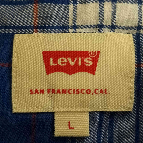 リーバイス Levis SLIM FIT チェック柄 長袖シャツ メンズ import:L