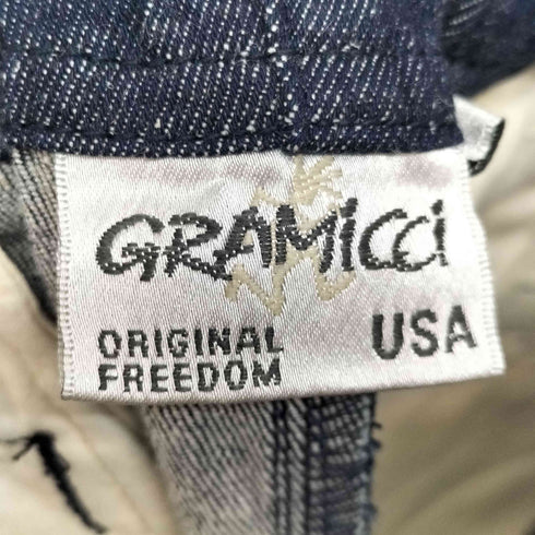グラミチ GRAMICCI 別注 DENIM CROPPED PANTS リネンコットン レディース JPN:M