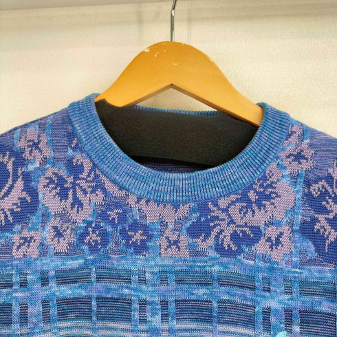 ケンゾーゴルフ KENZO GOLF リネン混 花柄コットンニット レディース JPN:1