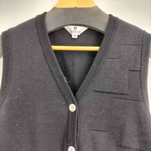 ジバンシィ GIVENCHY 80-90S GOLF ウールニットベスト レディース import:M