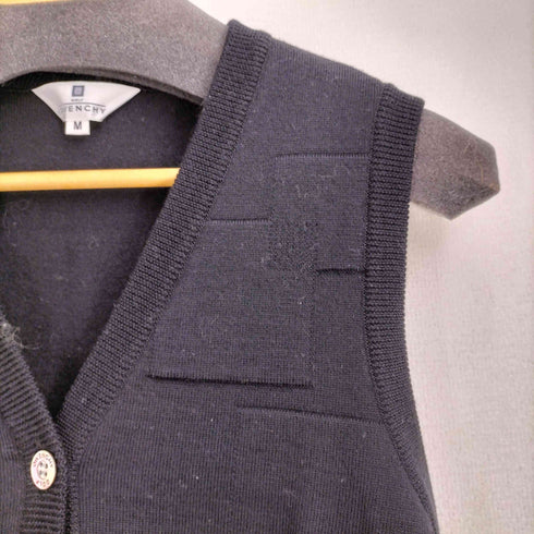 ジバンシィ GIVENCHY 80-90S GOLF ウールニットベスト レディース import:M