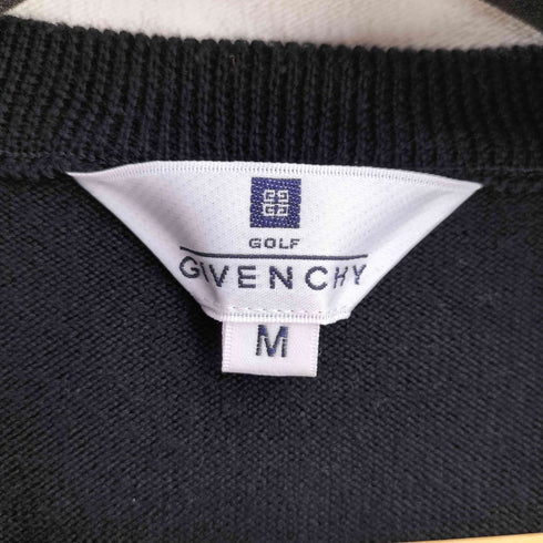 ジバンシィ GIVENCHY 80-90S GOLF ウールニットベスト レディース import:M