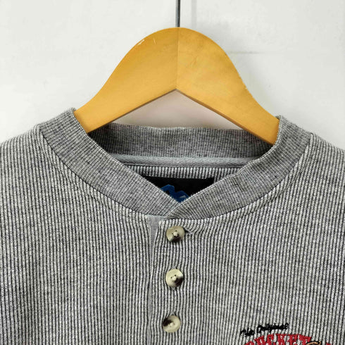 トライマウンテン TRI-MOUNTAIN 90s BUCKET OF BLOOD SALOON フロント刺繍 裏起毛 ヘンリーネック スウェット メンズ import:S