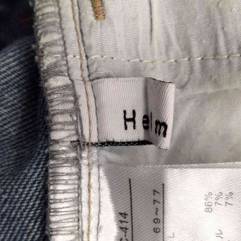 ヘルム HELM カットオフデザイン デニムパンツ レディース JPN:L