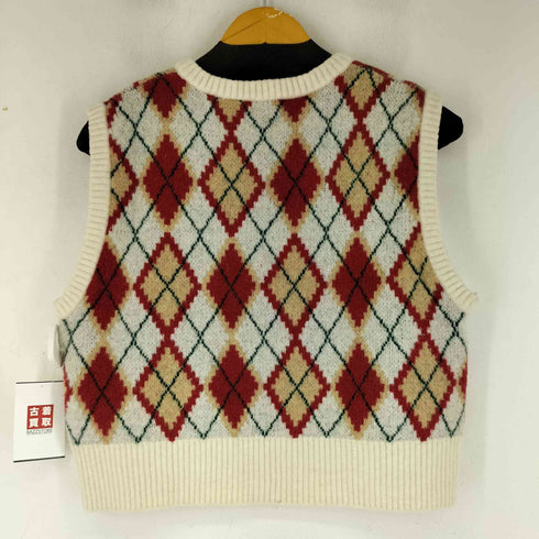 ザラ ZARA argyle vest レディース import:S