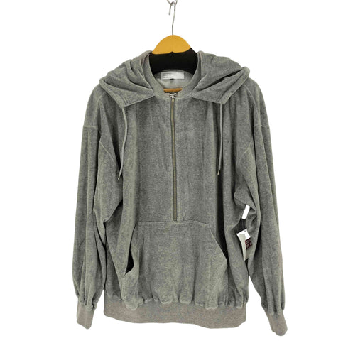 インターナショナルギャラリービームス International Gallery BEAMS ベロアハーフジップパーカー メンズ import:L