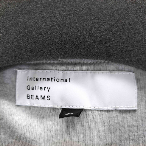 インターナショナルギャラリービームス International Gallery BEAMS ベロアハーフジップパーカー メンズ import:L