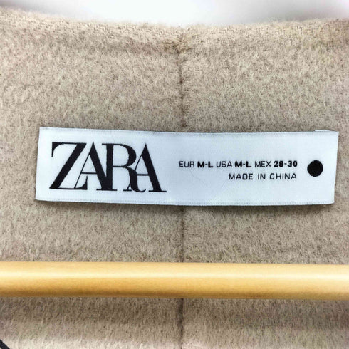 ザラ ZARA ウールブレンドロングジレ レディース M-L