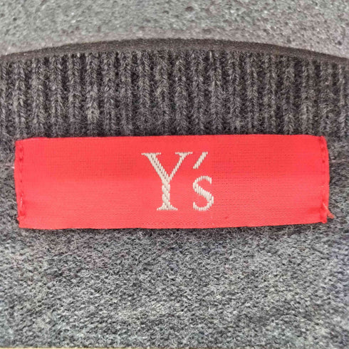 ワイズ Ys 赤タグ Vネック ウールニット ワンピース レディース JPN:2