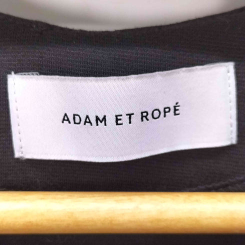アダムエロペ Adam et Rope フレアスリーブ 袖口ジップ Vネック カットソー レディース FREE