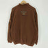 ハーディエイミス HARDY AMIES SPORT 型押し ブランドロゴワッペン ハーフジップ フリース ジャケット メンズ LL