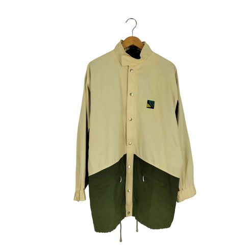 メルセデスベンツ MERCEDESBENZ ツートン ドローコード フード収納 ジップアップジャケット メンズ import:L