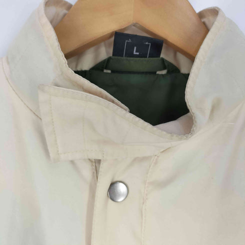 メルセデスベンツ MERCEDESBENZ ツートン ドローコード フード収納 ジップアップジャケット メンズ import:L