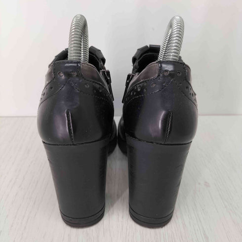 LORENZO MARI スタッズ付 フリンジショートブーティー レディース EUR:35