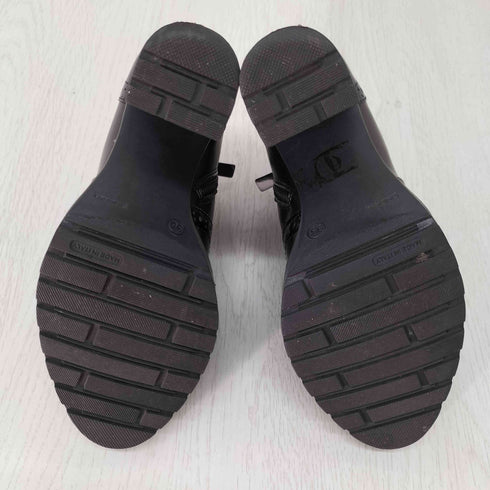 LORENZO MARI スタッズ付 フリンジショートブーティー レディース EUR:35