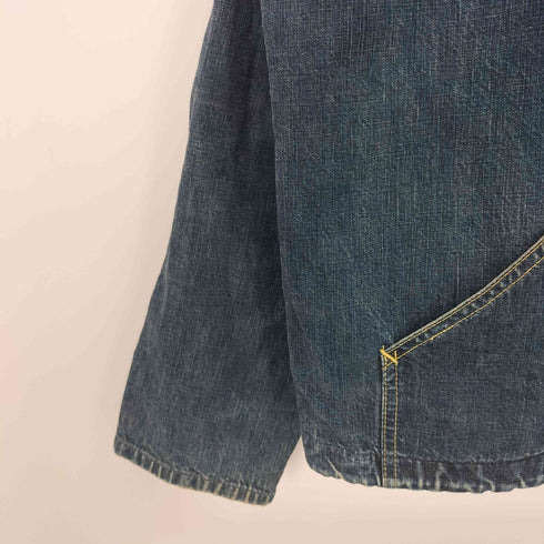 ドゥニーム Denime オリゾンティ期 DNM SPORTS ACTIVE WEAR Lee サンプリング ジップアップ デニム パーカー メンズ JPN:M