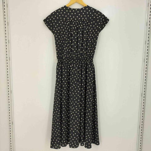 グリーンレーベルリラクシング GREEN LABEL RELAXING FFC ドット ギャザー ワンピース レディース FREE