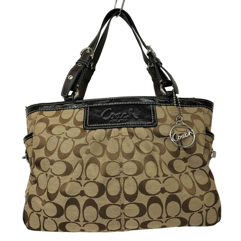 コーチ COACH プリーテッド シグネチャー ギャラリー レディース