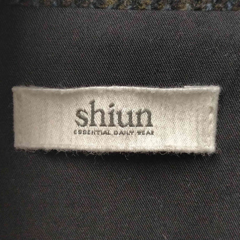 23Aw shiun MILITARY STAND COLLAR BLOUSON ミリタリー スタンドカラー ブルゾン ジャケット メンズ JPN:S