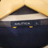 ノーティカ NAUTICA 00s ロゴ刺繍 カンガルーポケット 裏起毛 ハーフジップ スウェット メンズ import:L
