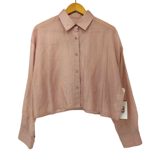 ラブティックボンボン La boutique BonBon シアークロップドシャツ レディース F