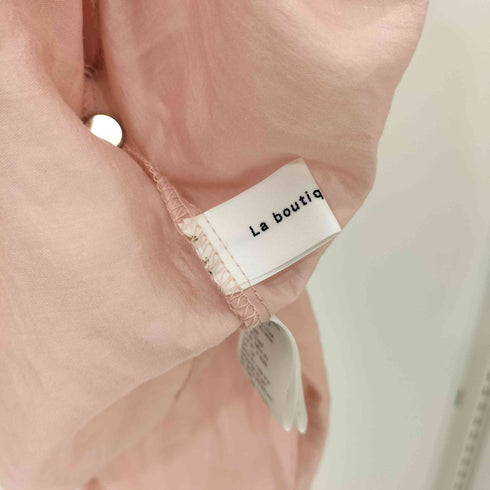 ラブティックボンボン La boutique BonBon シアークロップドシャツ レディース F