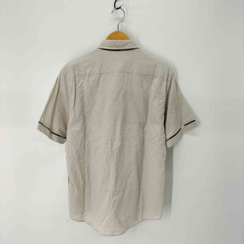 ブラックレーベルクレストブリッジ BLACK LABEL CRESTBRIDGE リネンコットン 半袖シャツ メンズ JPN:L