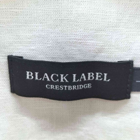 ブラックレーベルクレストブリッジ BLACK LABEL CRESTBRIDGE リネンコットン 半袖シャツ メンズ JPN:L