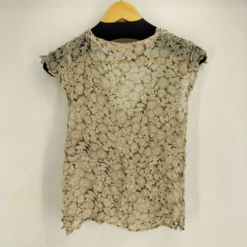 ポロジーンズ RL POLO JEANS CO. シルク100 花柄シアートップス レディース import:L