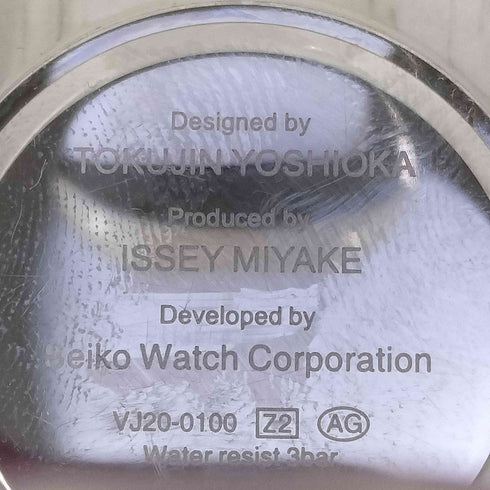 イッセイミヤケ ISSEY MIYAKE バングルウォッチ O クリア 腕時計 スケルトン メンズ