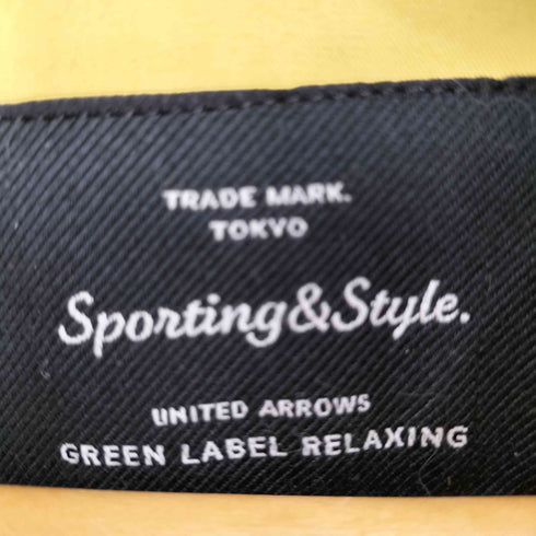 ユナイテッドアローズグリーンレーベルリラクシング UNITED ARROWS green label relaxing 2WAY 襟取り外し可能 トレンチコート レディース JPN:38
