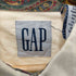 ギャップ Gap 90S デカタグ 裏ペイズリー柄ライン 同色ロゴ 刺繍 L/S ボタンダウン シャツ メンズ import:XL