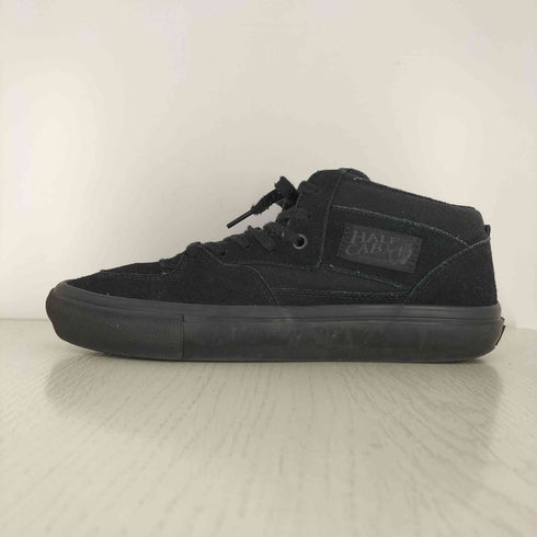バンズ VANS Skate Half Cab ハーフキャブ オールブラック メンズ JPN:27.5