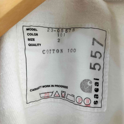 サカイ Sacai 23SS 胸ポケット Tシャツ レディース JPN:2
