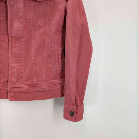 バーバリーブラックレーベル BURBERRY BLACK LABEL 裏地ノバチェック 襟ワイヤー デニム トラッカー ジャケット メンズ import:M