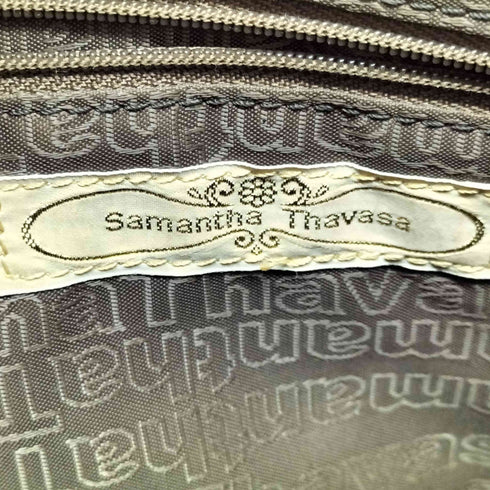 サマンサタバサ Samantha Thavasa 編み込みハンドル 2WAY ハンドバッグ レディース