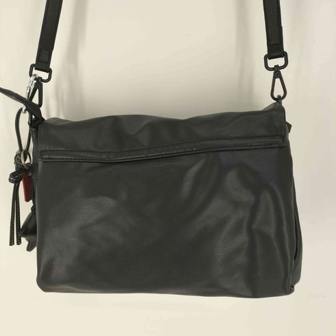 ザラ ZARA キーチェーンフラップクロスボディバッグ レディース M