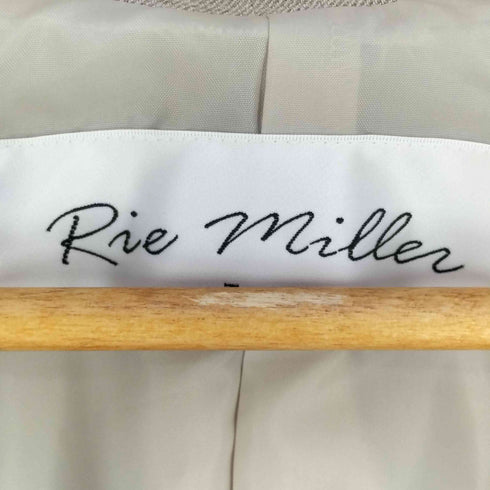 リエミラー Rie miller 《セットアップ対応》リネンライクシングルジャケット レディース JPN:38