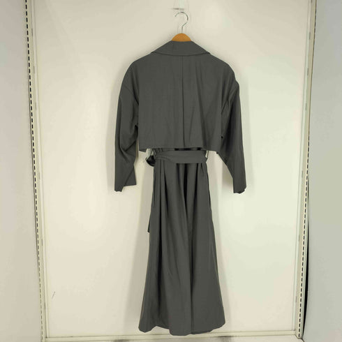 ナノユニバース NANO universe ツイルオーバーサイズトレンチコート レディース JPN:36