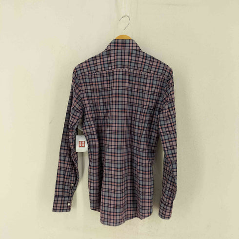 ヒューゴボス HUGO BOSS SLIM FIT チェック レギュラーカラーシャツ メンズ 39