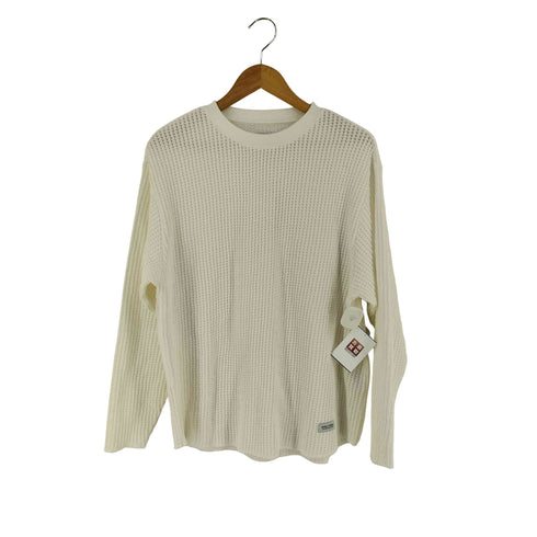 バンクスジャーナル BANKS JOURNAL スタンダードフィットワッフルクルーネックロングカットソー メンズ M