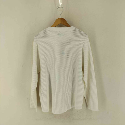 バンクスジャーナル BANKS JOURNAL スタンダードフィットワッフルクルーネックロングカットソー メンズ M