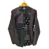 ポールスミス Paul Smith 総柄 ドット クレイジーパターン 切り替え バンドカラー L/S シャツ メンズ import:M