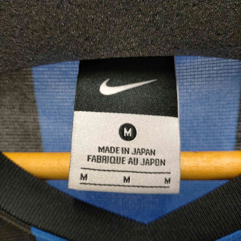 ナイキ NIKE スウッシュロゴ 刺繍 ELF ナンバリング 12 プリント ストライプ Tシャツ ゲーム シャツ メンズ import:M