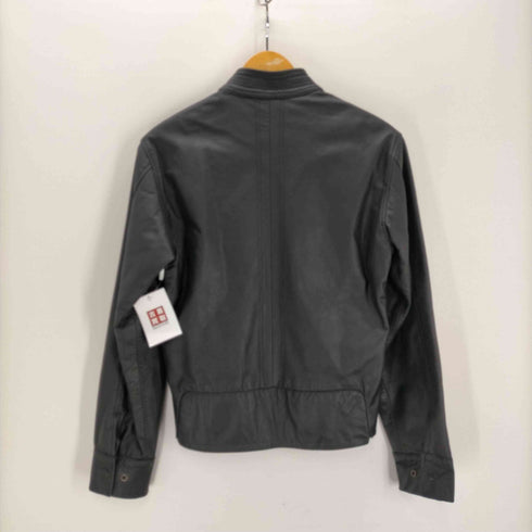 ソーバイアレクサンダーヴァンスロベ SO by alexander van slobbe カウレザー シングル ライダース ジャケット メンズ EUR:44