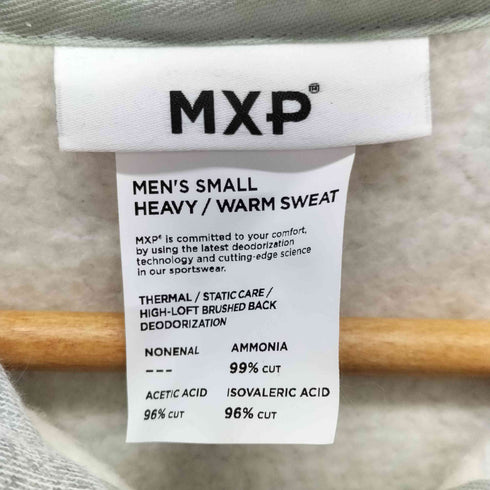 エムエックスピー MXP ヘビーウォームスウェット フルジップパーカ FULL ZIP PARKA メンズ import:S
