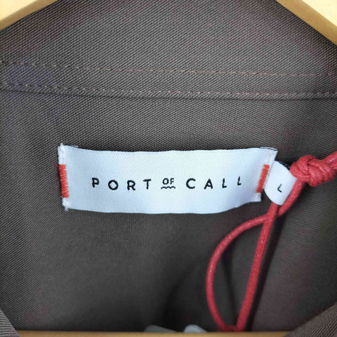 PORT OF CALL TR キューバLS シャツ メンズ L