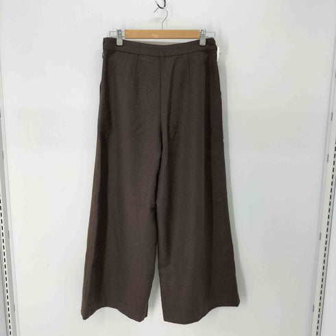 エディーバウアー Eddie Bauer ウール混 ワイドパンツ レディース P10